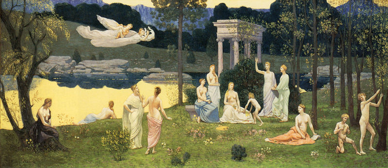 The Sacred Grove beloved of the Arts and of the Muses