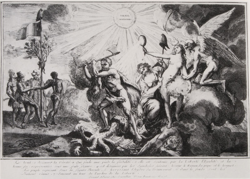 Das von der Wahrheit erleuchtete Volk erschlägt die Hydra des Triumvirats