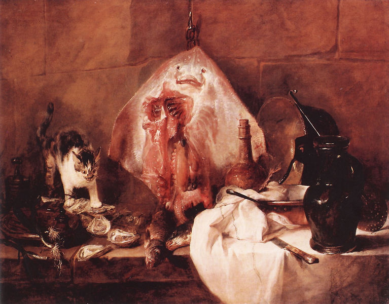 Der Rochen oder Kücheninterieur