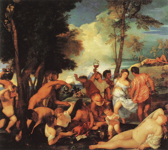 Bacchanal mit schlafender Ariane