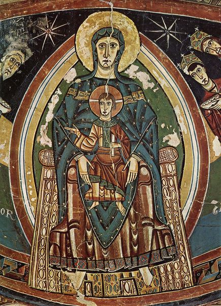 Wandmalerei aus Santa María de Tahull (ursprünglich)