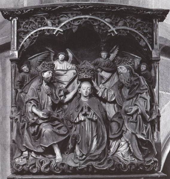 Marienkrönung am Epitaph des Hans Rebeck