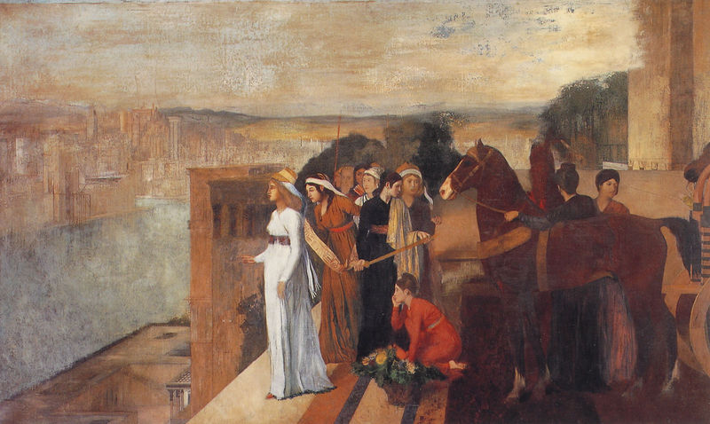 Semiramis baut eine Villa (Semiramis construisant une ville)