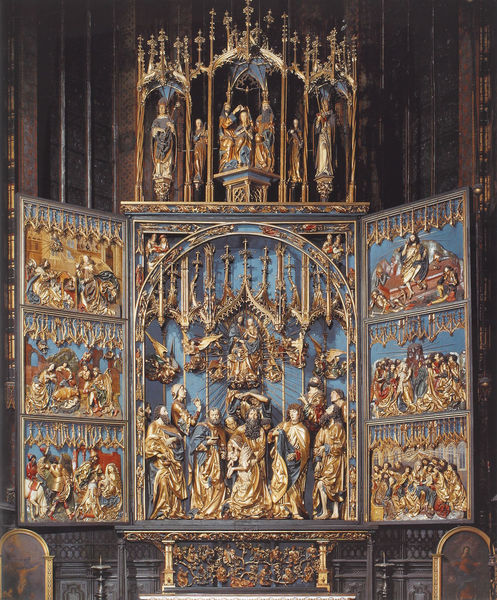 Krakau, Pfarrkirche Maria Himmelfahrt (Marienkirche), Hochaltar