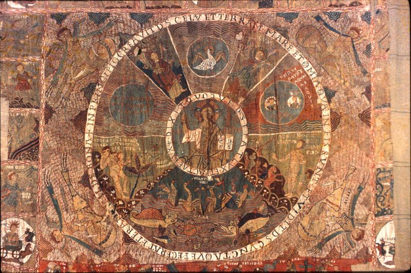 Wandteppich mit der Schöpfungsgeschichte, Tapiz de la Creación