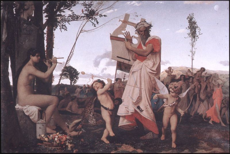 Anakreon, Bacchus und Amor