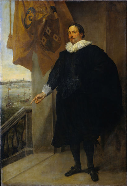 Portret van Nicolaes van der Borght, koopman te Antwerpen