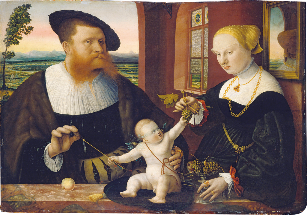 Doppelbildnis des Justinian von Holzhausen (1502–1553) und seiner Frau Anna, geb. Fürstenberg (1510–1573);Doppelbildnis Justinians von Holzhausen und seiner Frau Anna, geb. Fürstenberg
