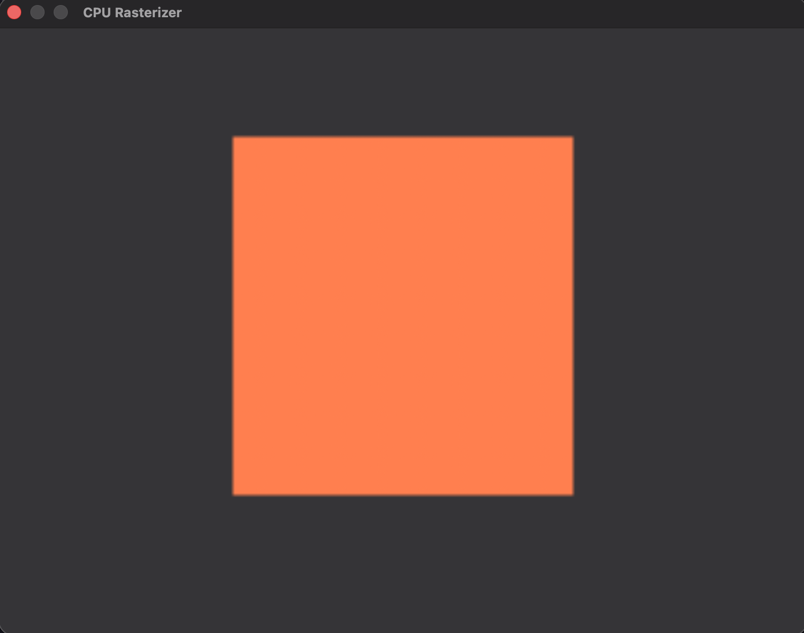 Screenshot of an orange Quad