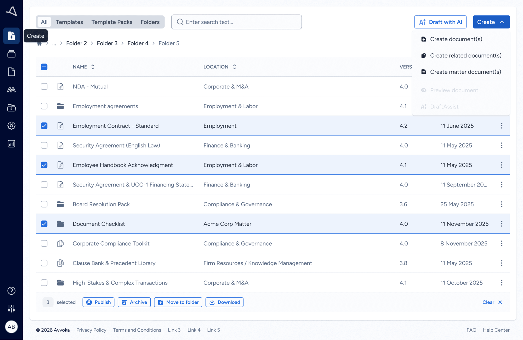 Avvoka screenshot