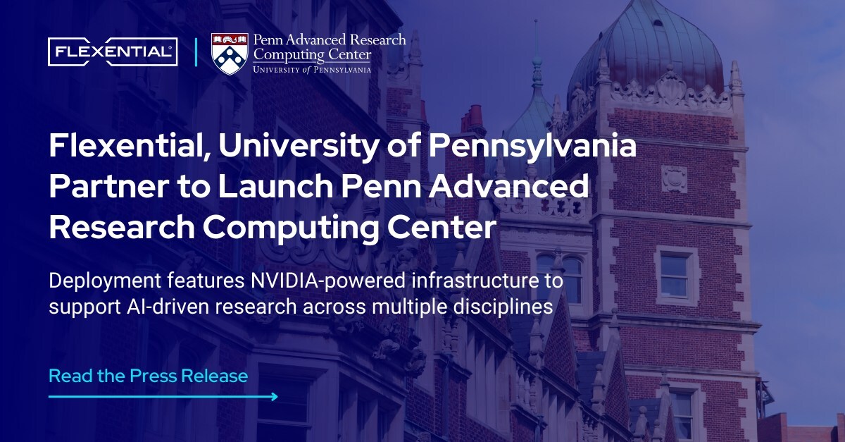 University of Pennsylvania and Flexential Launch Advanced Research Computing Center