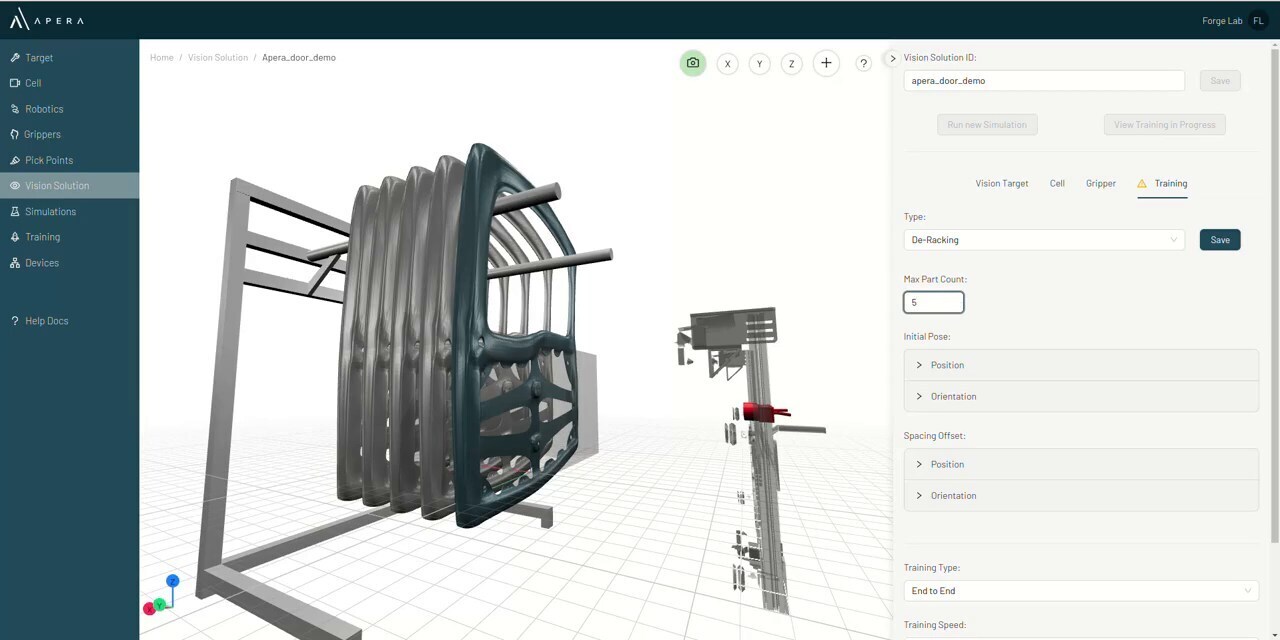 Apera AI Enhances Forge with Advanced Robotic Cell Design and Training
