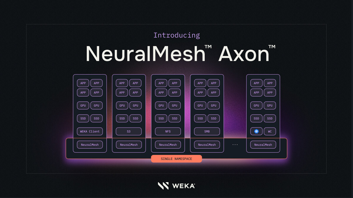 WEKA Unveils NeuralMesh Axon for Exascale AI