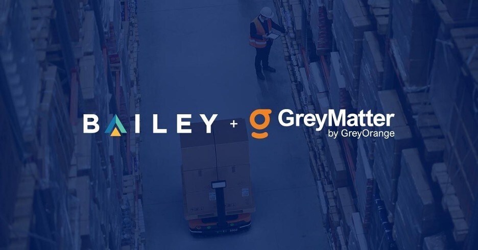 Bailey Partners with GreyOrange for AI-Driven Warehouse Automation