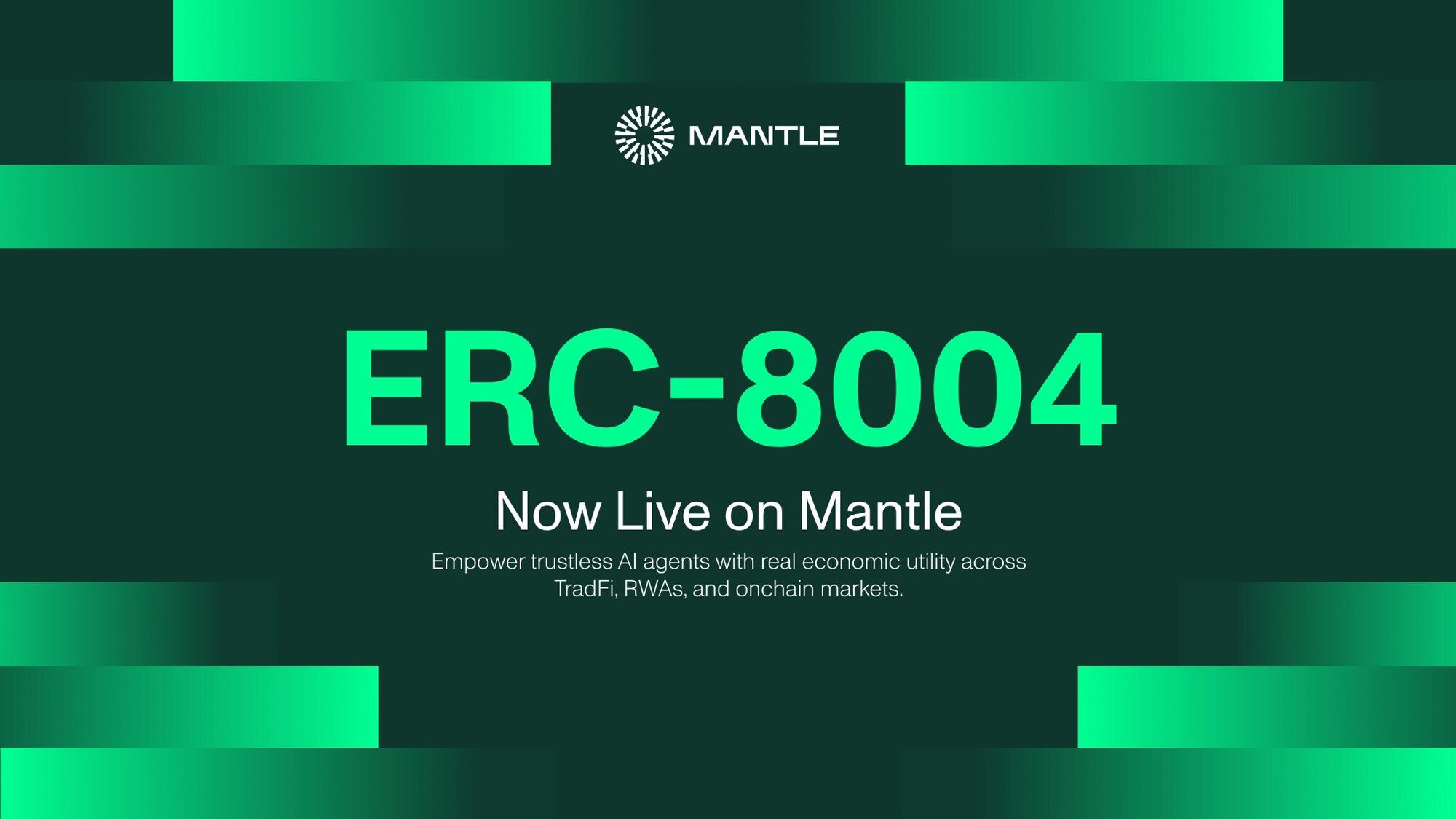 Mantle Deploys ERC-8004 Standard to Enable On-Chain AI Identity and Trust