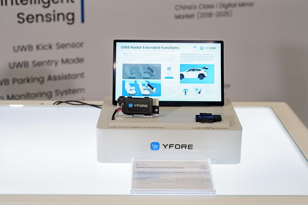 YFORE Shows UWB Radar Sensing for Vehicle Cabins, Access, and Parking
