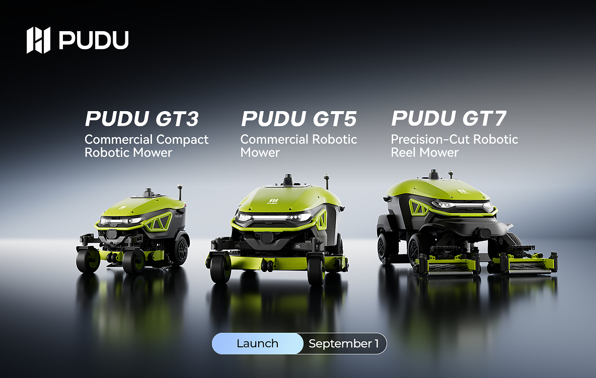 Pudu Robotics Launches PUDU GT Robotic Mower Series