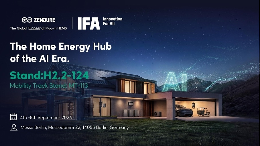 Zendure Unveils Agentic Home Energy System at IFA 2026