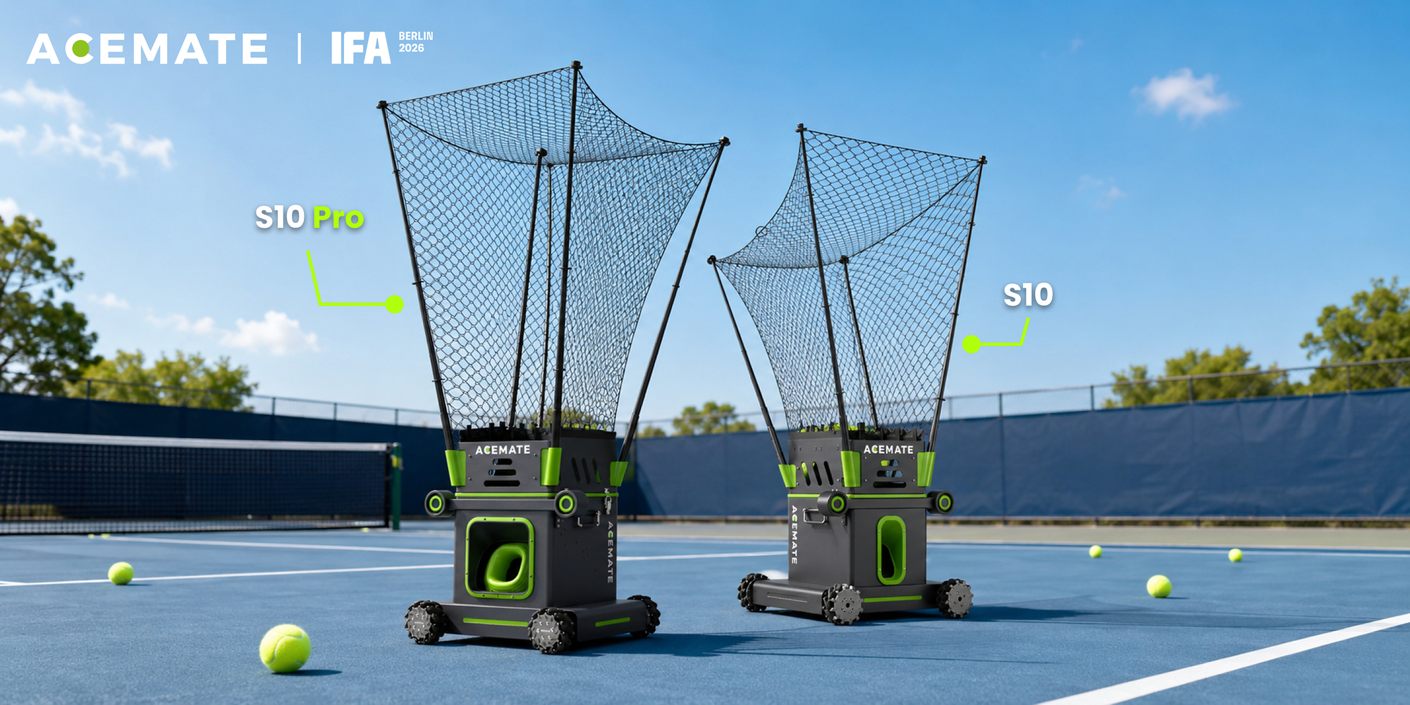 ACEMATE Unveils $2,999 S10 Pro AI Tennis Robot