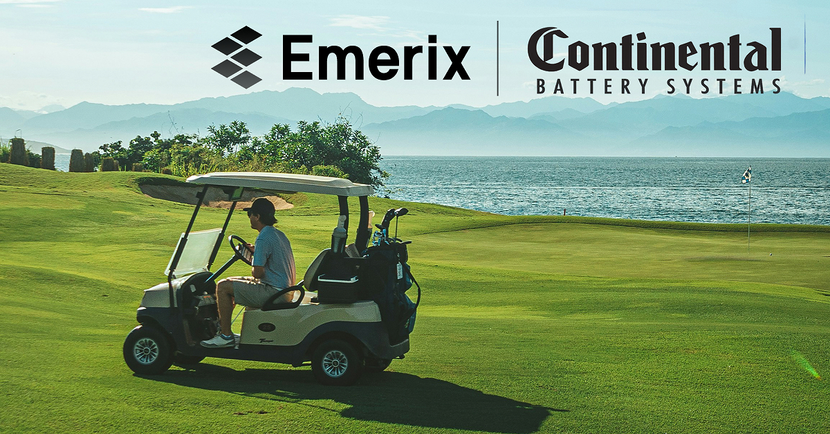 Continental Battery Systems Selects Emerix for Revenue Protection