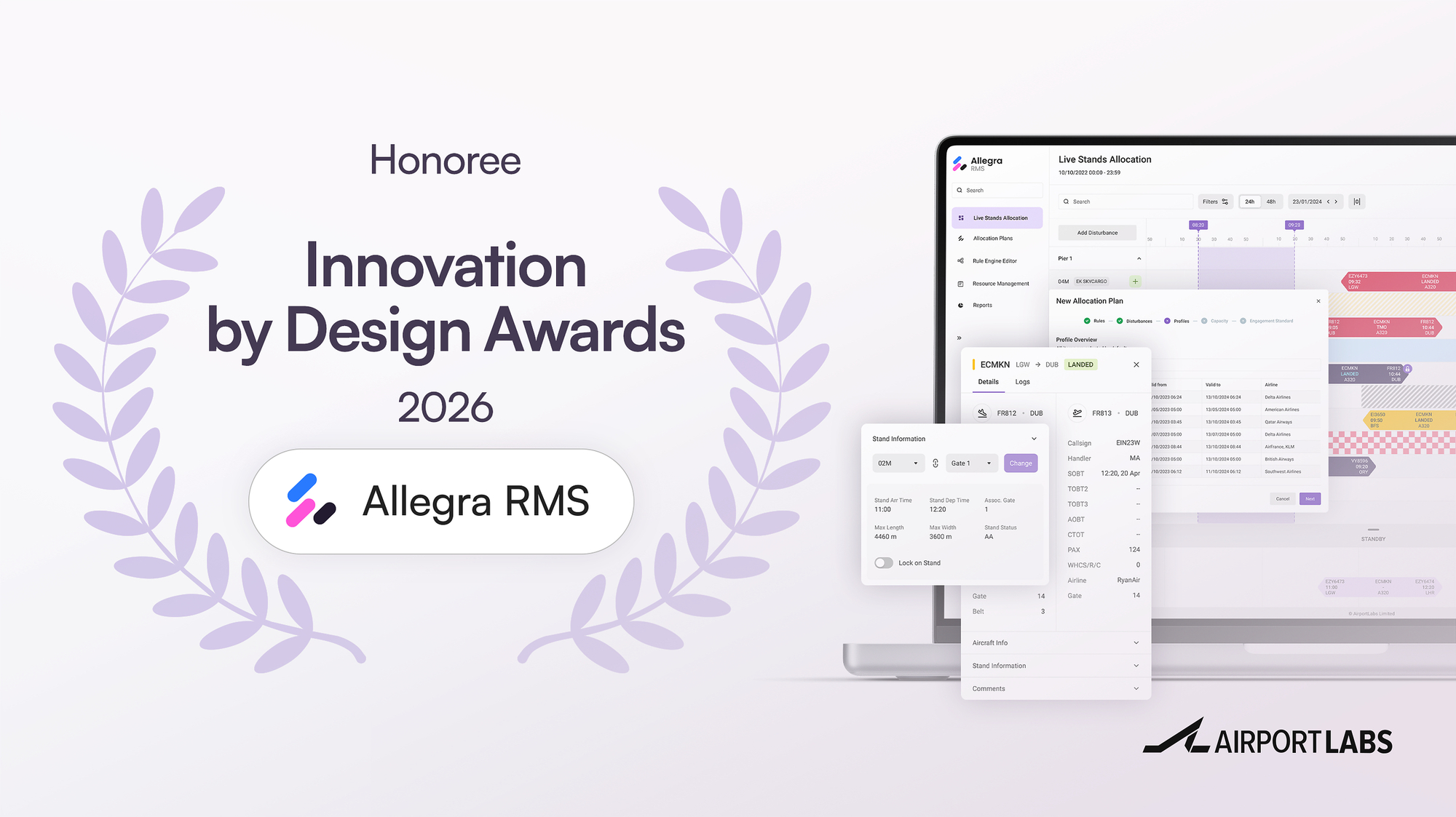 AirportLabs’ Allegra RMS earns Fast Company design honor