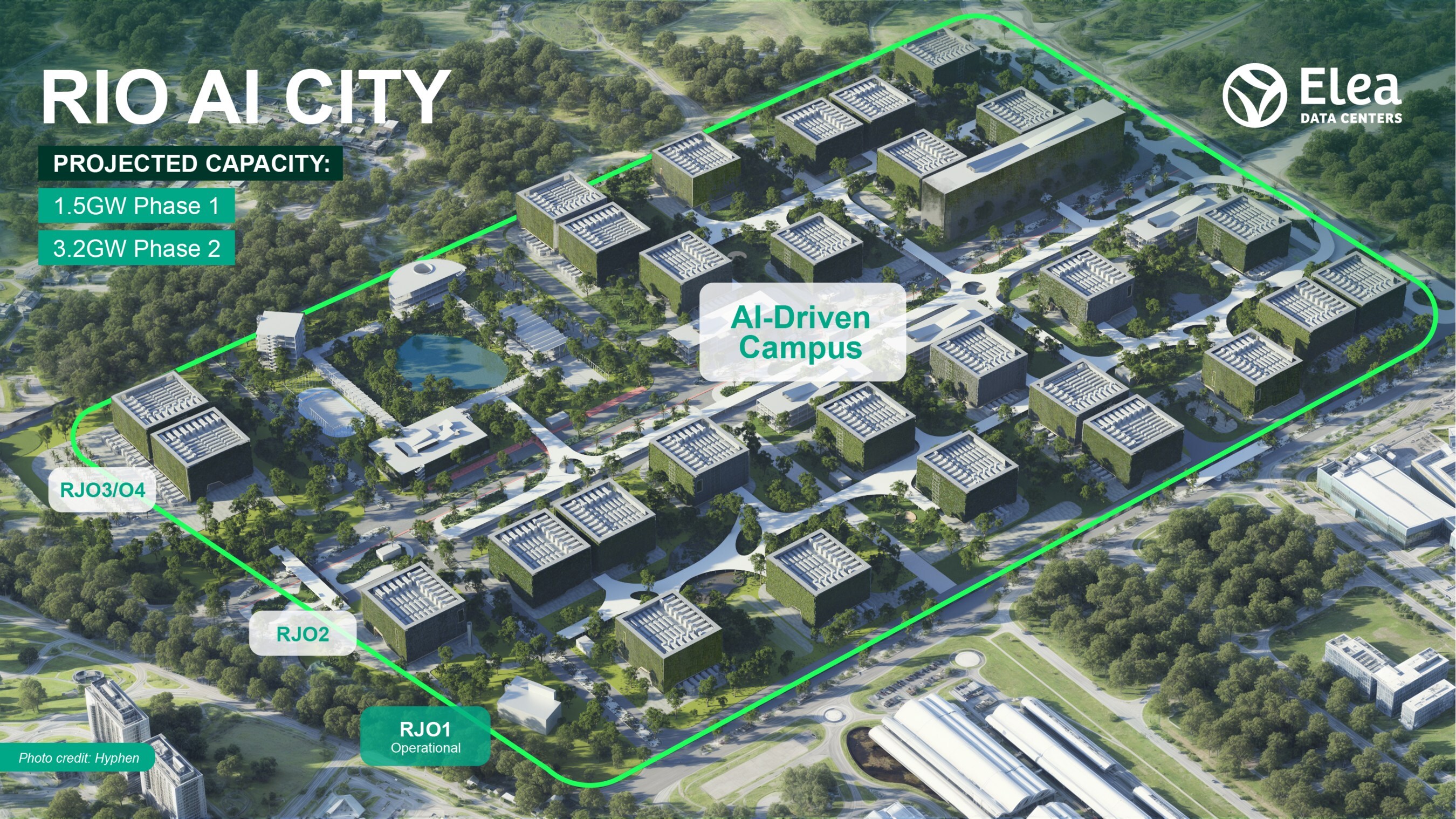 Elea Data Centers Unveils Rio AI City with 3.2 GW Renewable Energy Capacity