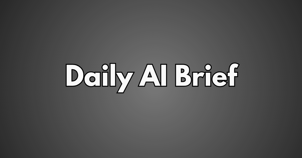 Daily AI Brief