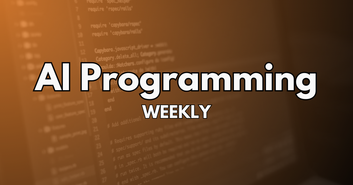 AI Programming Weekly