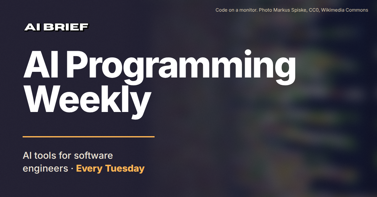 AI Programming Weekly