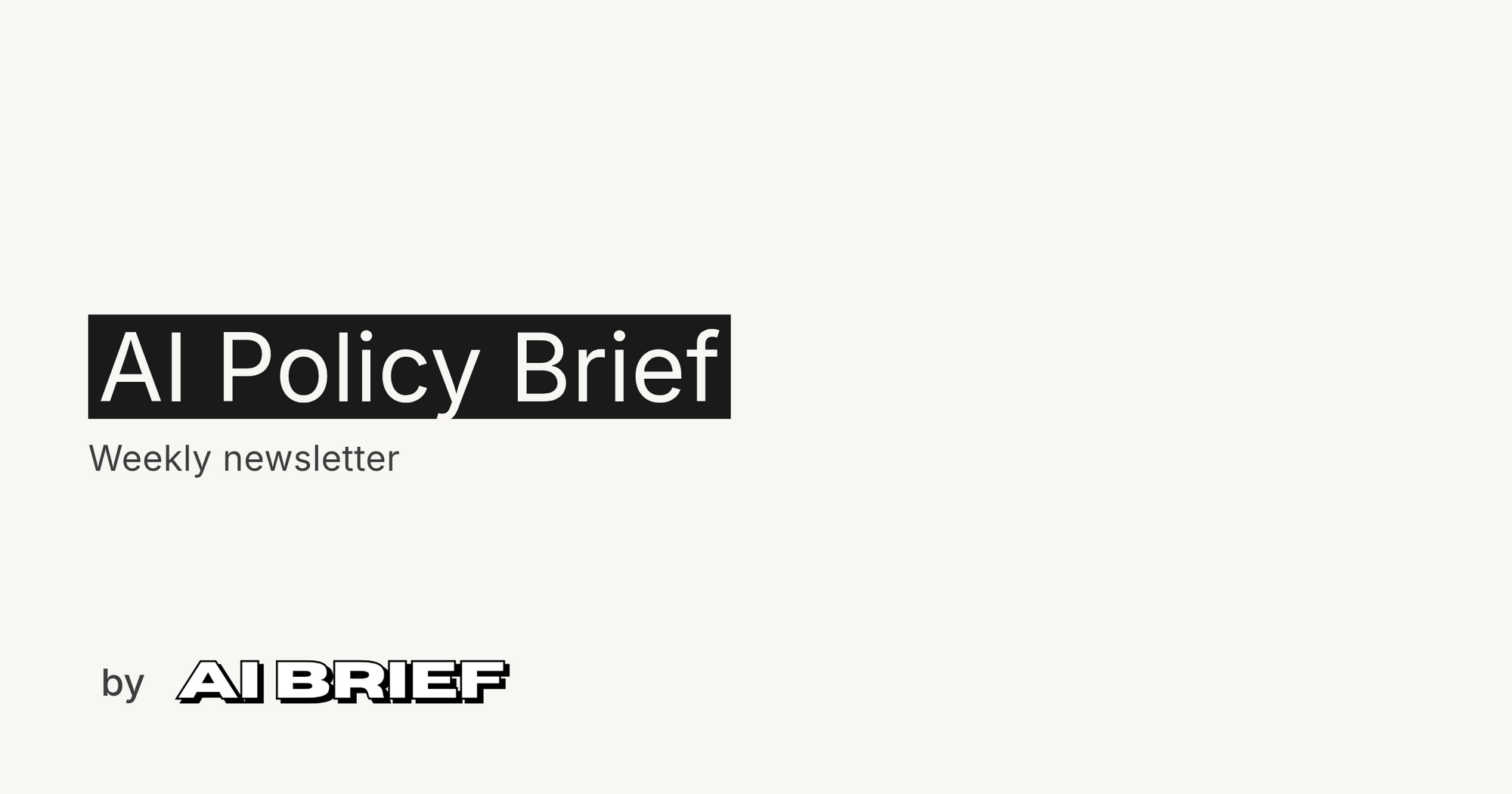AI Policy Brief