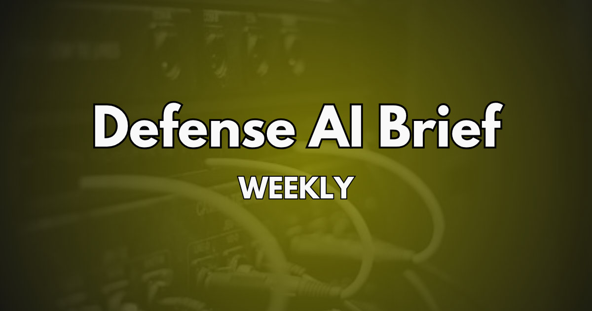 Defense AI Brief
