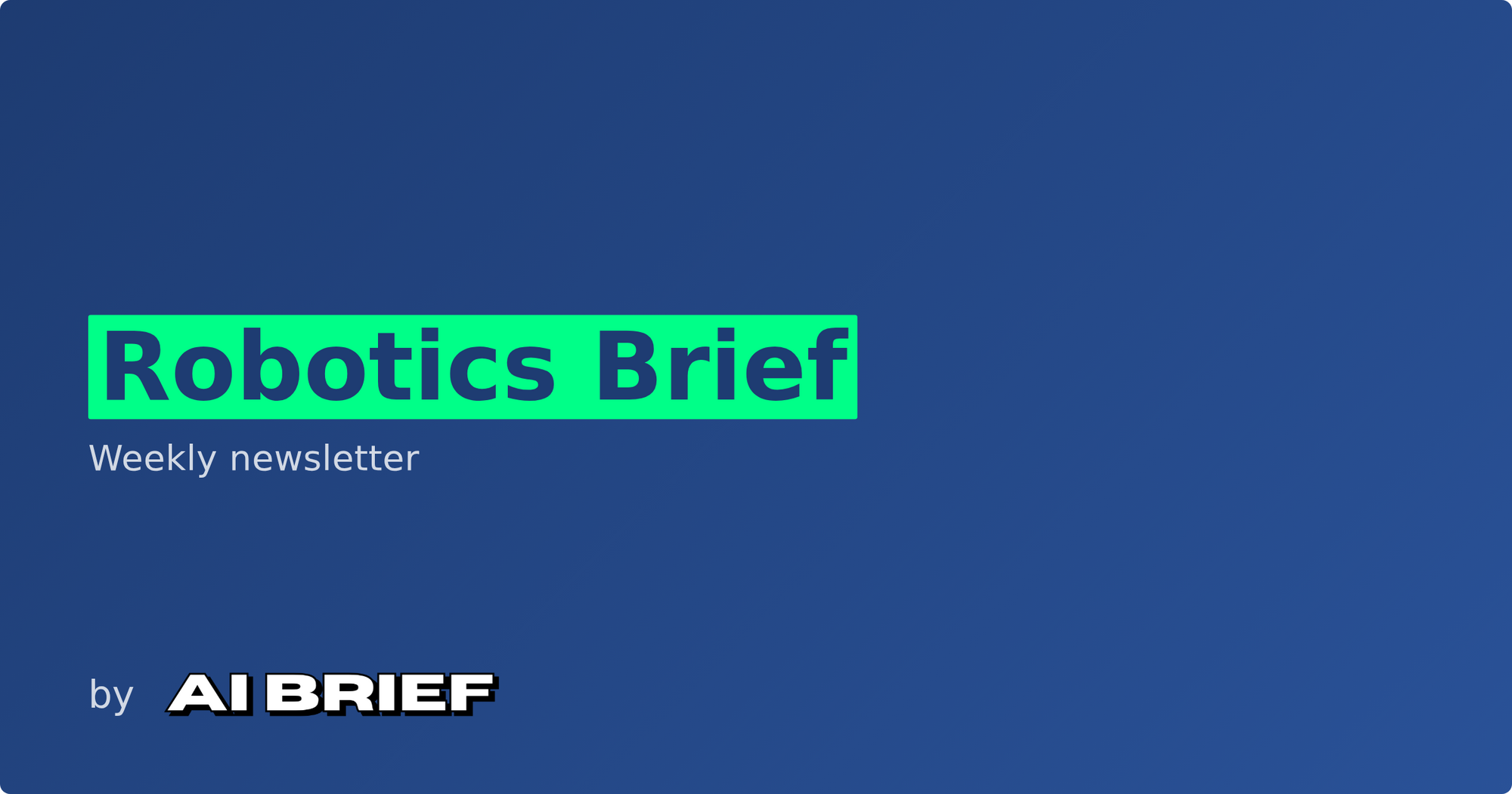 Robotics Brief