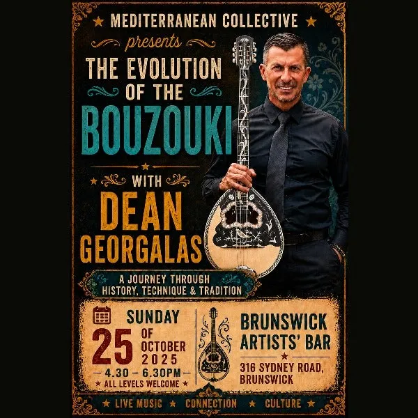 MEDITERRANEAN COLLECTIVE PRESENTS: THE EVOLUTION OF BOUZOUKI