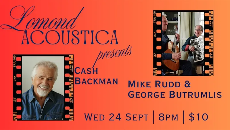 Mike Rudd & George Buturmlis with Cash Backman