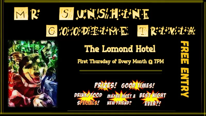 Mr Sunshine's Goodtime Trivia at the Lomond