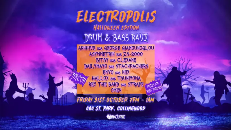 Electropolis - Halloween Edition Drum & Bass Rave - 31st October