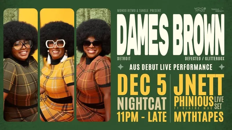Mondo Ritmo & Tangle Present Dames Brown (Detroit)