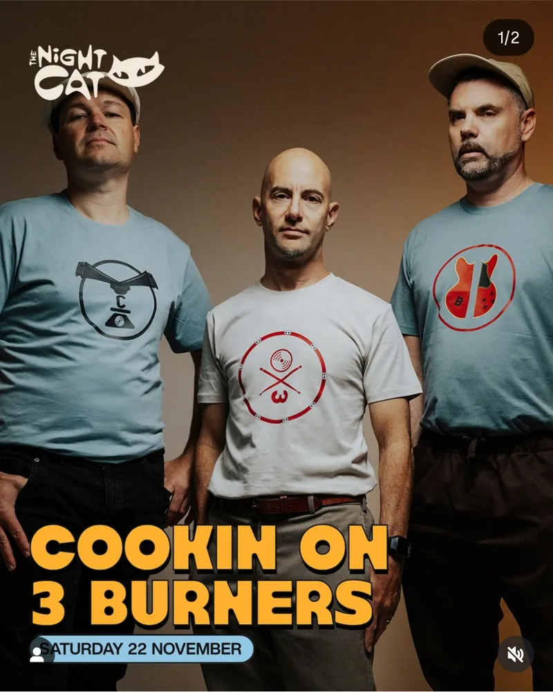 Cookin on 3 burners
