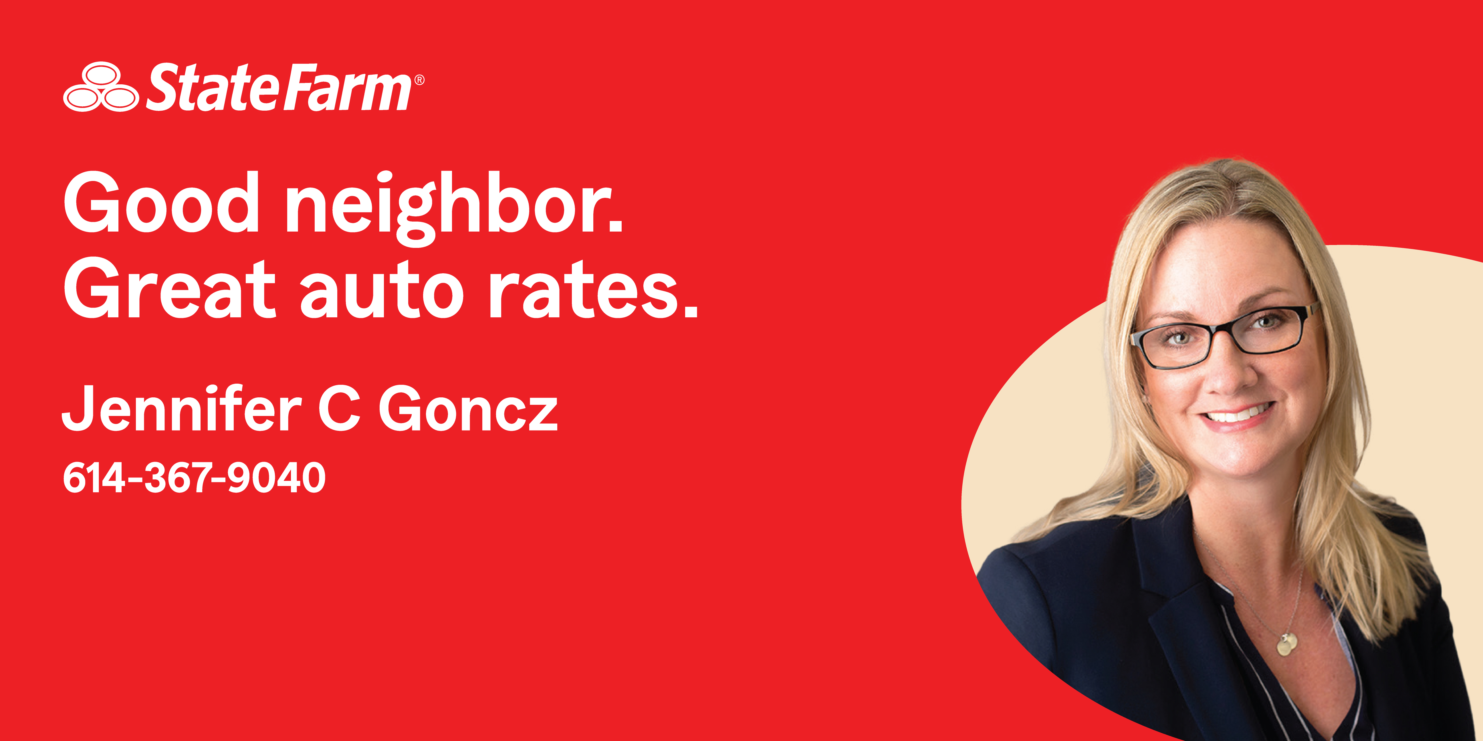 State Farm Insurance Agent Jennifer Goncz Logo