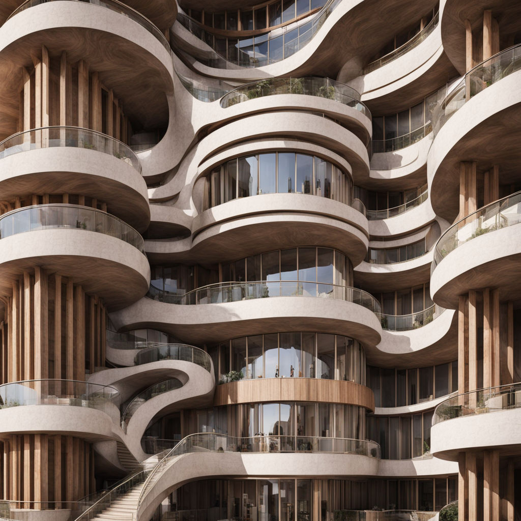 Architectural building inspired by layers by Hollie Oliver - Playground