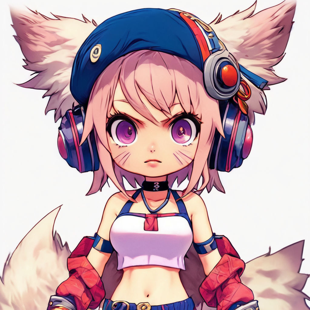 Anime styled shin megami tensei persona Japanese Student cas... by Cait