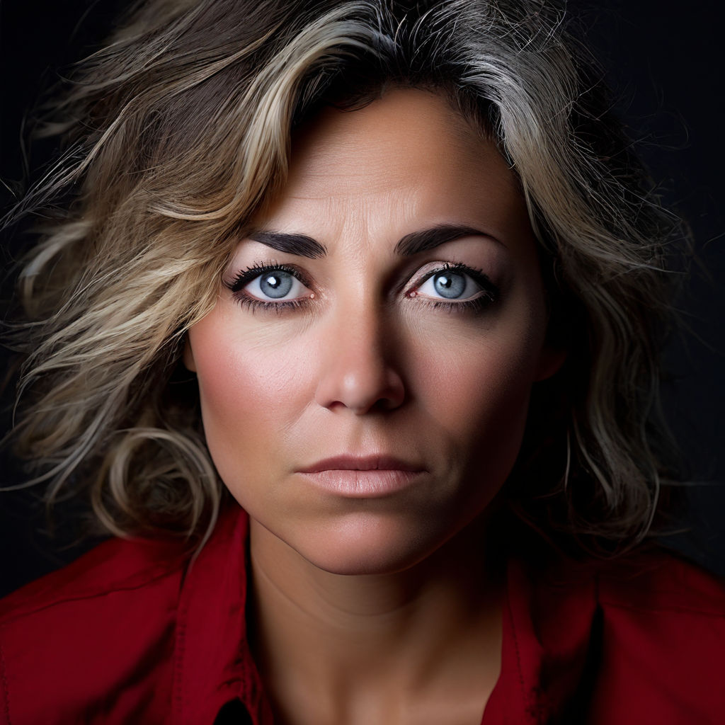 40 year old woman embodying exhaustion by Bon Designs - Playground