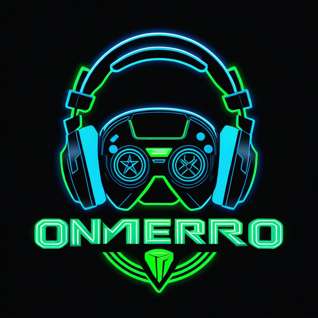 OMERO logo incorporating elements of gaming by AMIR gamer - Playground