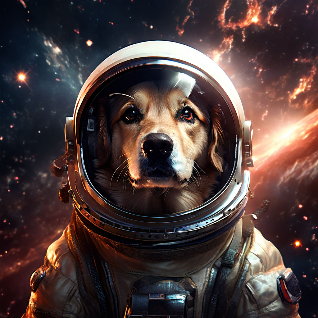 Dog in space by madhu kumar singh - Playground