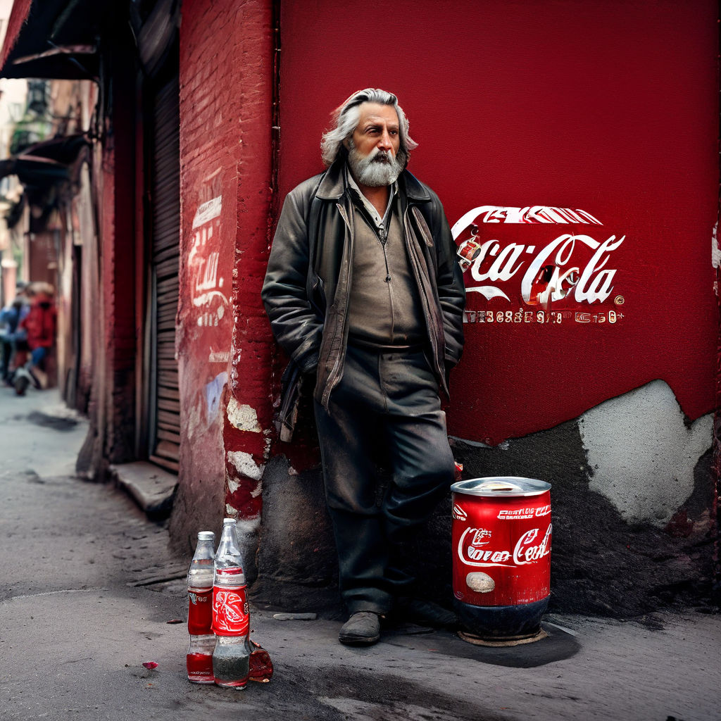 Coca-Cola as a man on the street. by Seyed Hossein Hosseini - Playground