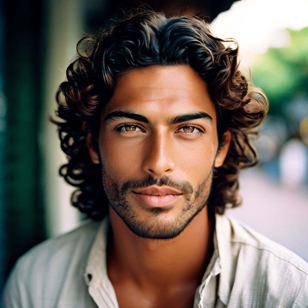 Portrait of a very handsome Man from Brazil by AThoughtLater - Playground