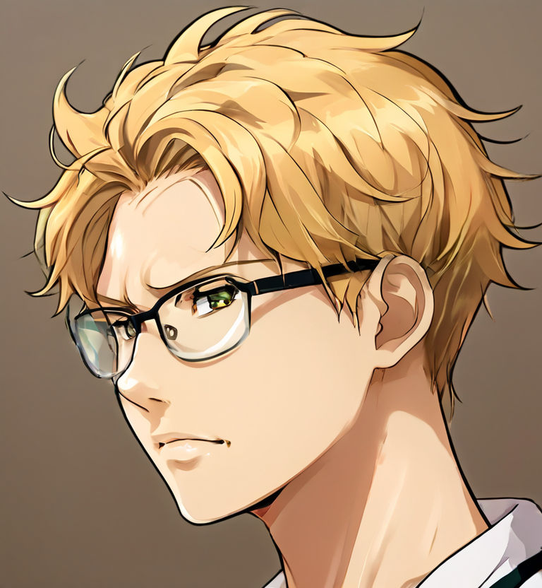 Kei Tsukishima from the anime Haikyu!!. He is very tall and by