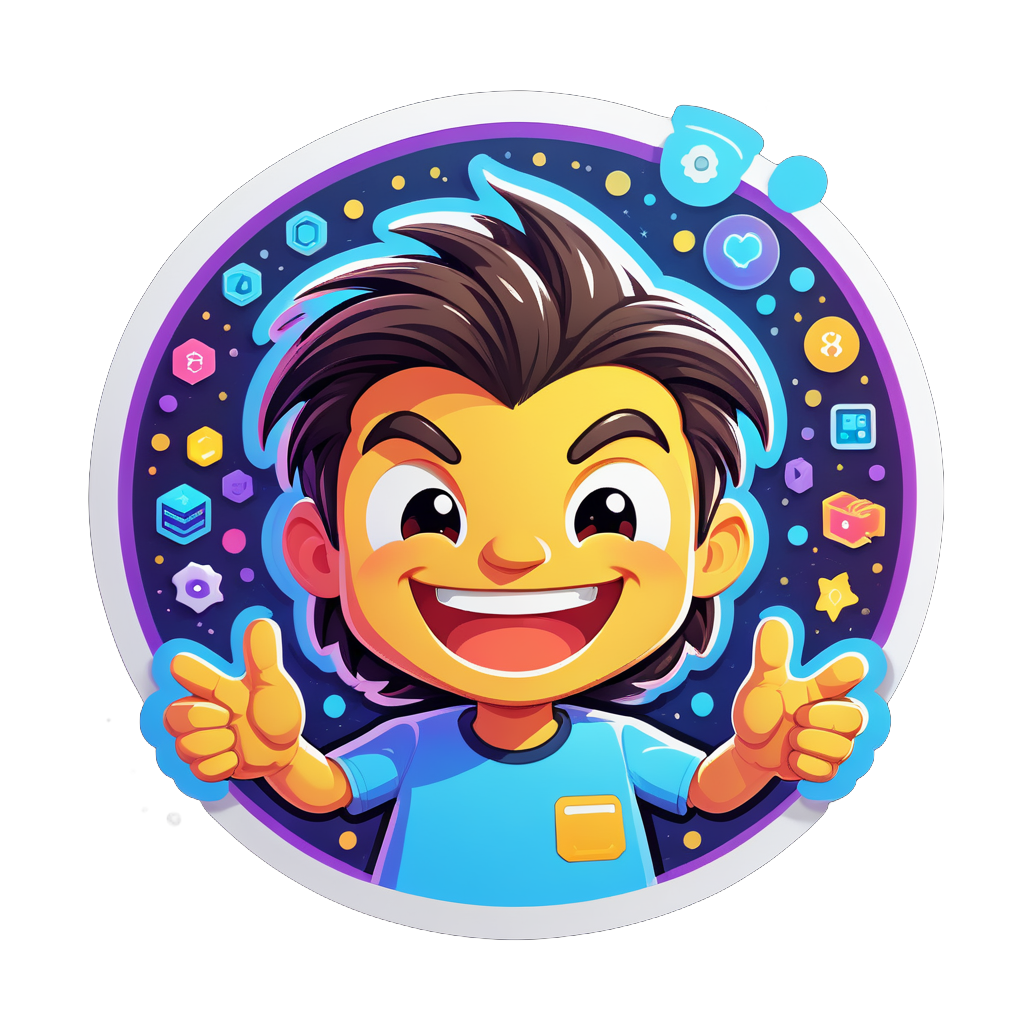 powerful happy programmer