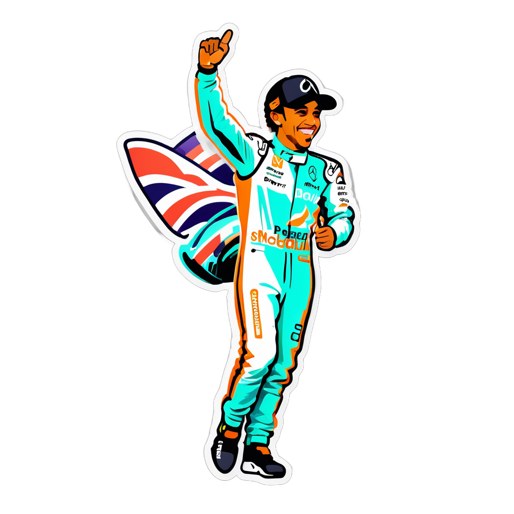 Lewis Hamilton celebrates victory