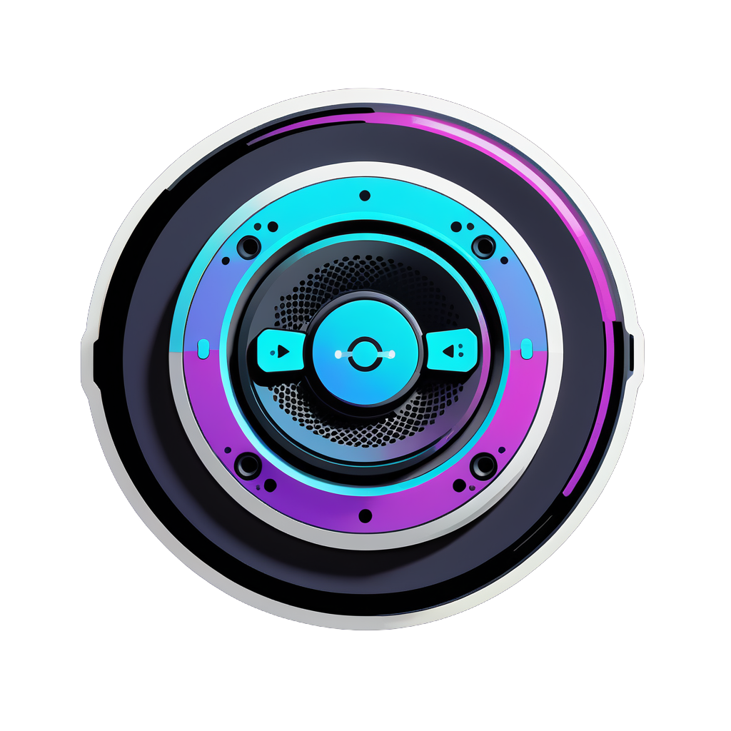 I Made An AI Sticker Of Bluetooth Speaker